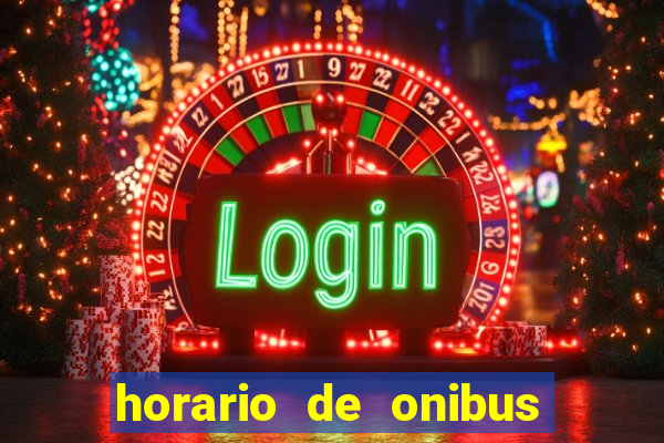 horario de onibus santos dumont x juiz de fora